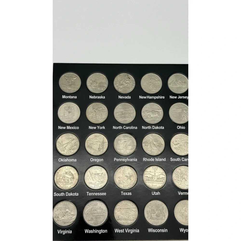 Fifty‎ States US United States Quarter Collection Full Album Of All 50 Coins